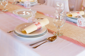 wedding table settings