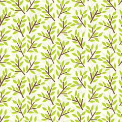 Organic background. Seamless pattern.Vector. 植物のパターン
