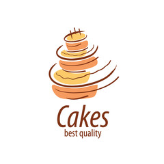 vector cake logo