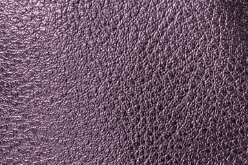 Purple leather texture or leather background for design with copy space for text or image.