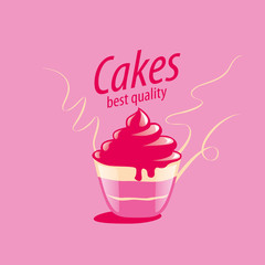 vector cake logo