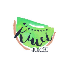 Kiwi 100 Percent Fresh Juice Promo Sign