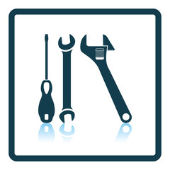 Wrench and screwdriver icon