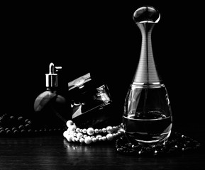 different perfume bottles