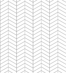 Seamless black and white herringbone texture. Vector background for greeting cards, wrapping paper and your creativity - 118340380