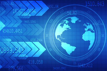 Fototapeta premium globe internet connecting,3d illustration