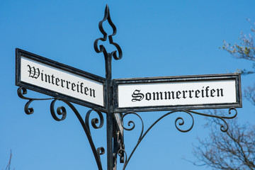 Schild 108 - Sommerreifen