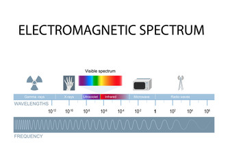 Electromagnetic spectrum - obrazy, fototapety, plakaty