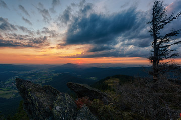kl. Osser - Sonnenuntergang I