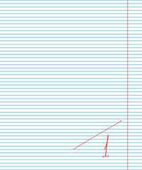 School exercise book