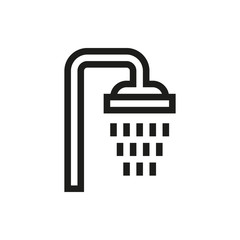 Obraz premium Shower icon on white background
