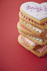 ハート型のクッキー