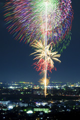 Obraz premium 高崎まつり花火大会