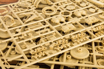 Part of plastic model kit - Stock image macro.