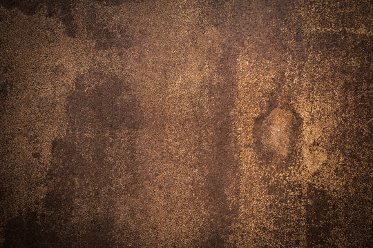 Brown rusty metal background