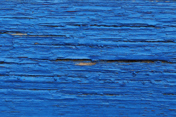 Old blue wooden background