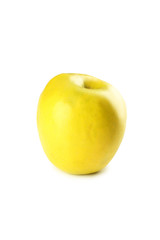 Green apple isolated on a white