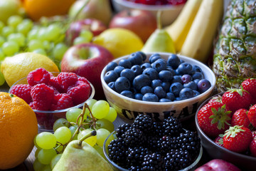 Fresh Fruits, natural still life for healthy food