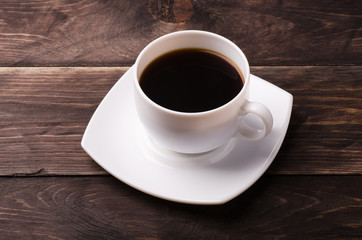 White cup of coffee