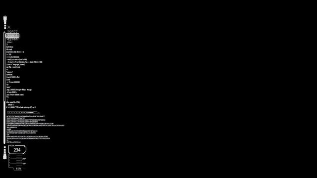 Infographic HUD on Alpha background.Good for hi tech technology video to use as a HEAD UP display. Best for techno news intro with your titles and infographic.