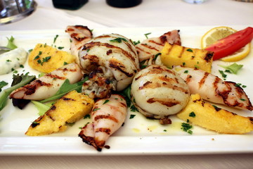 calamari alla griglia