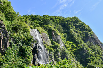 Fototapeta na wymiar 北海道石狩市 白銀の滝