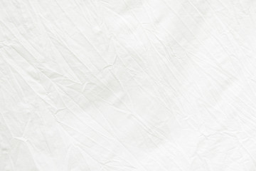 Wrinkle white  fabric folding texture detailed for background