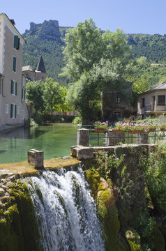 Florac, beautiful village in Lozère, France