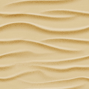 Top view seamless vector sea sand