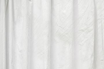 Wrinkle white fabric folding texture detailed for background