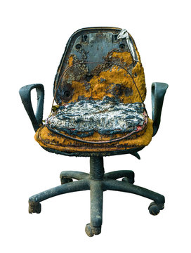 Grungy Damaged Office Chair