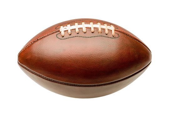 Professional American Football on white