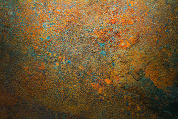 Rusty metal texture or rusty metal background. Grunge retro vintage of rusty metal plate for design with copy space for text or image.