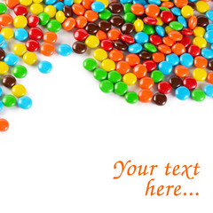 Colorful chocolate candies