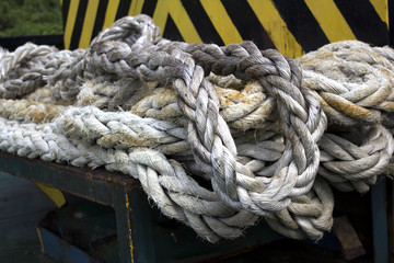 Fototapeta na wymiar Towing rope