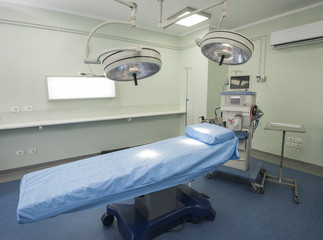 Operating room in a hospital medical center