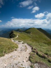 Slovakian mountain Mala Fatra, area of National Nature Reserve Chleb, Slovakia 