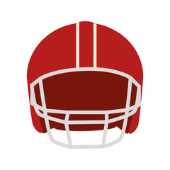 helmet american football icon vector