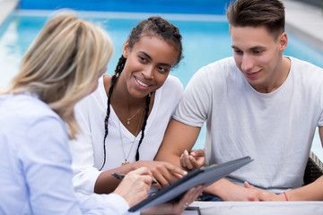 Obraz premium Financial planning consultation