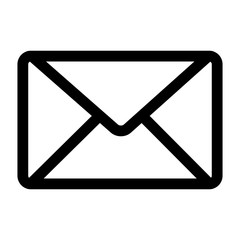 mail post envelope correspondence icon vector