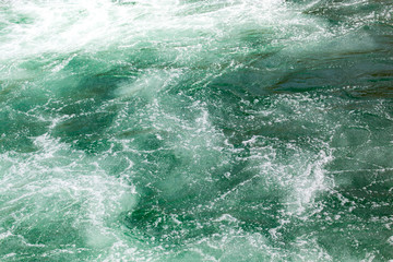 Fototapeta na wymiar stormy waters of the river as a backdrop