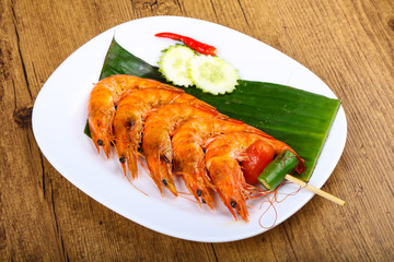 Prawn skewer