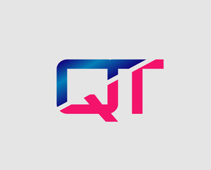 QT letter logo
