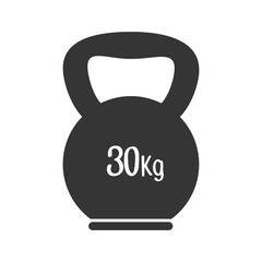 dumbbell weight exercise training sport workout fitness strong vector  illustration isolated