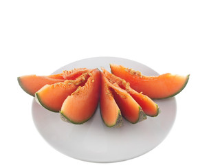 slices of sugar melon