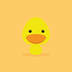 Cute Cartoon Wild duck