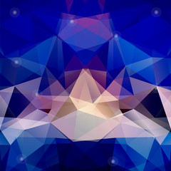 Abstract polygonal background - vector illustration