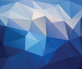 Fototapeta premium Abstract polygonal background - vector illustration