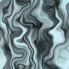Abstract light blue and black wavy image