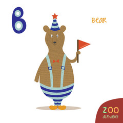 Zoo alphabet - B letter